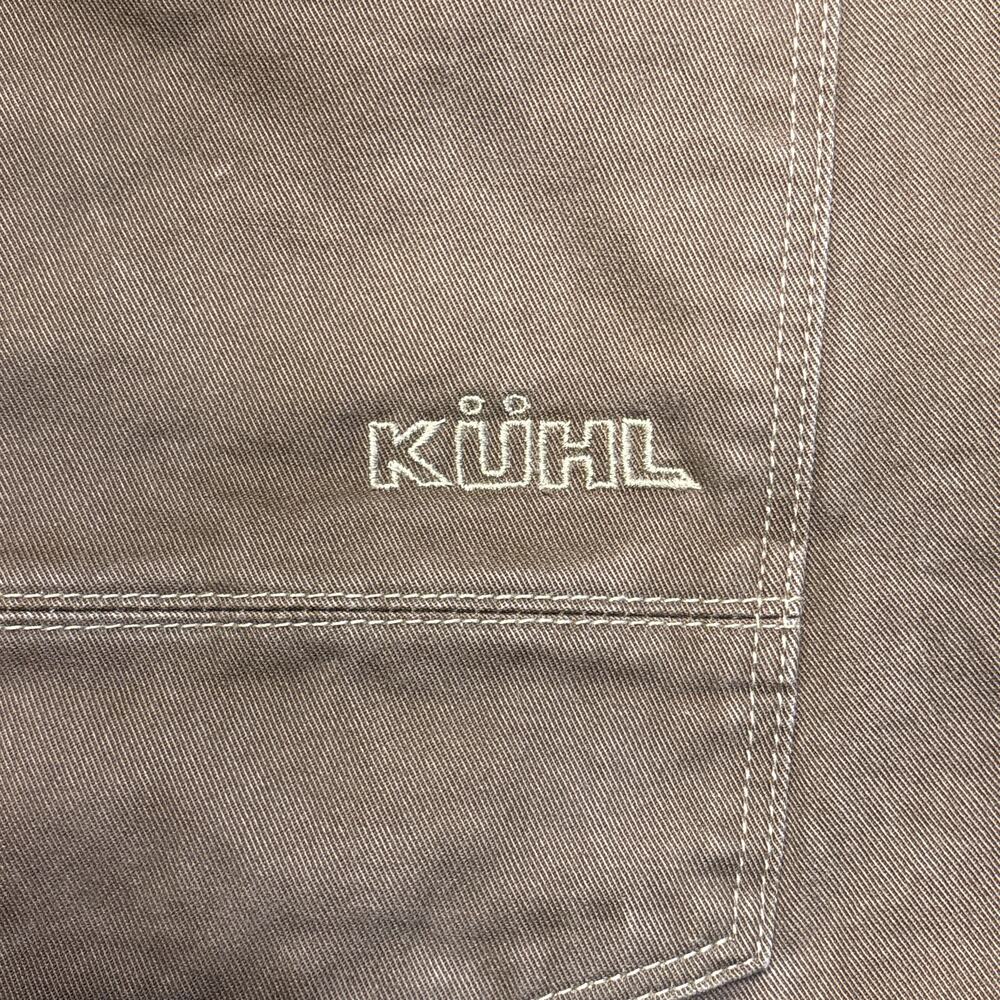 Kuhl Pants Mens 38x30 Brown Vintage Patina Dye Hiking Utility Outdoor Canvas - Picture 9 of 11